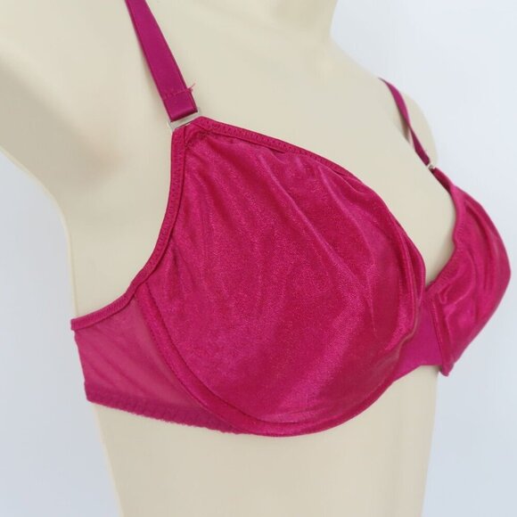 Vintage Vassarette 36B Virtue Red Style 75256 Underwire Bra No Padding NEW NWT - Picture 2 of 15